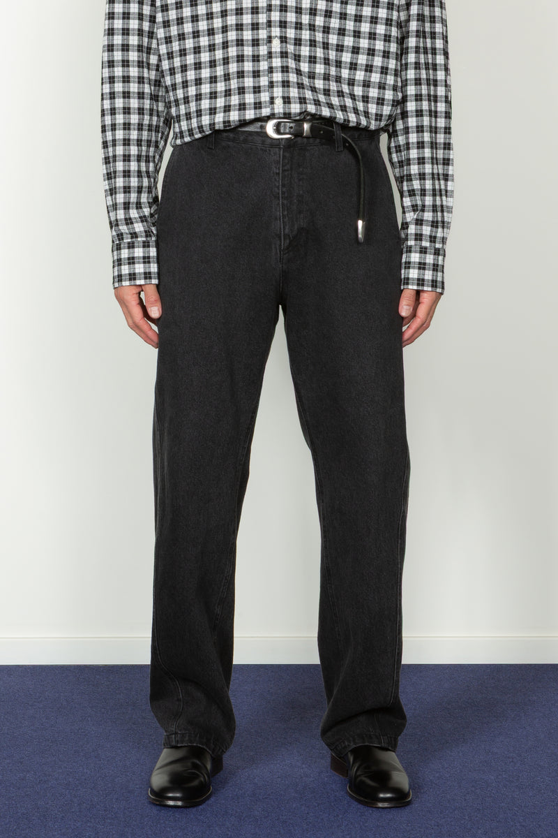 Twisted Seam Pant - Washed Black Denim – SHADES OF GREY BY MICAH COHEN