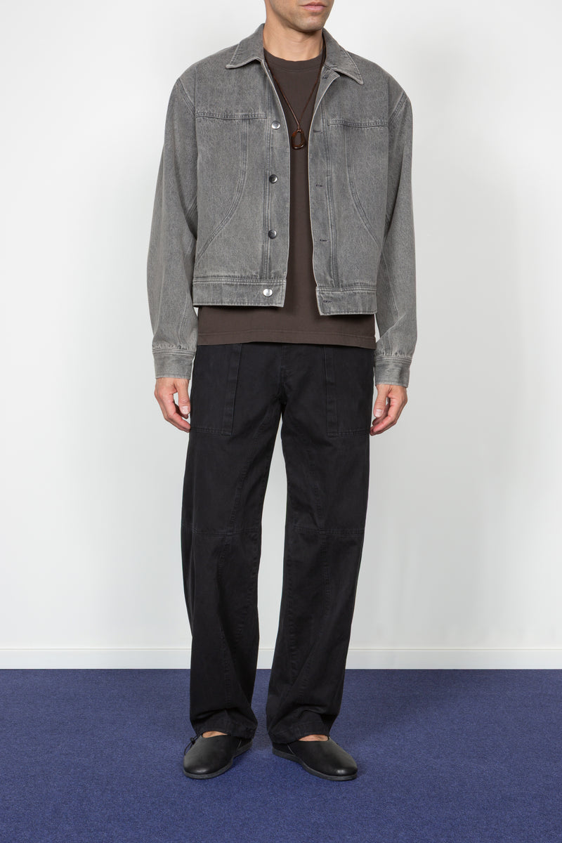 Trucker Jacket - Washed Grey Denim – SHADES OF GREY BY MICAH COHEN