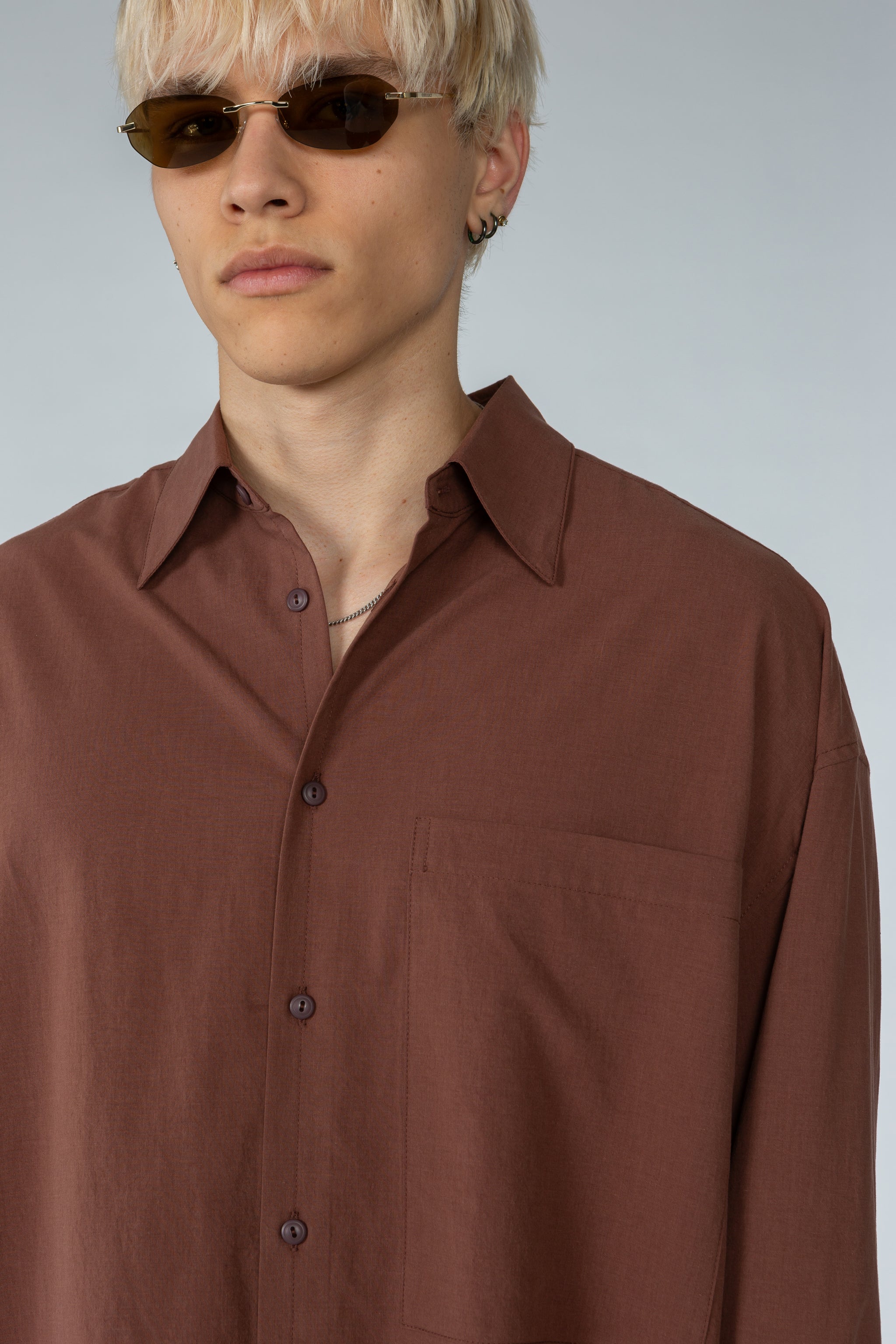 Ultra Oversized Big Pocket Shirt - Rust – SHADES OF GREY BY MICAH
