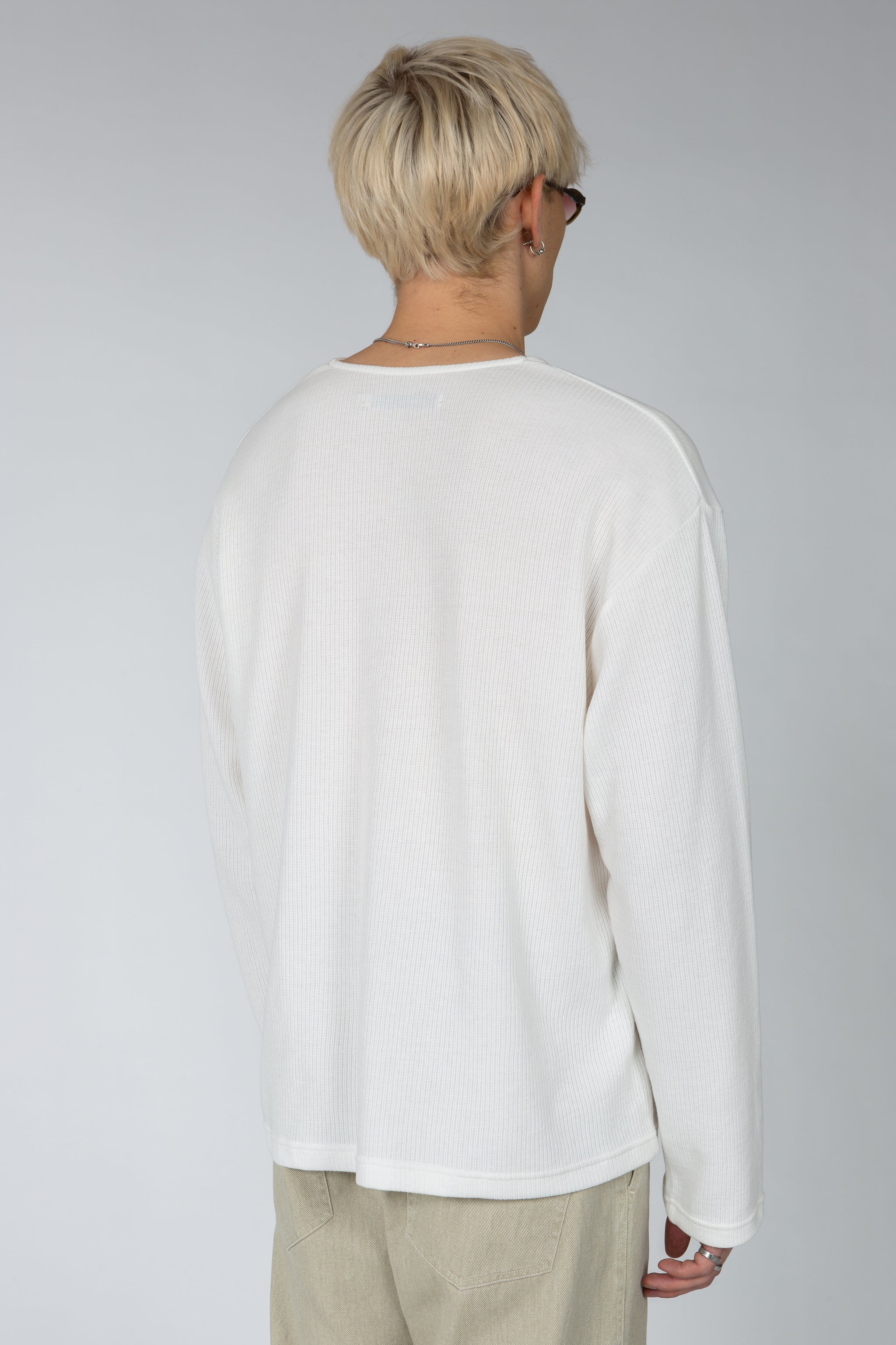 【Supreme x Dickies】Raglan Long Sleeve Top★White★24FW★ Long Sleeve Oversized Top - White – SHADES OF GREY BY MICAH
