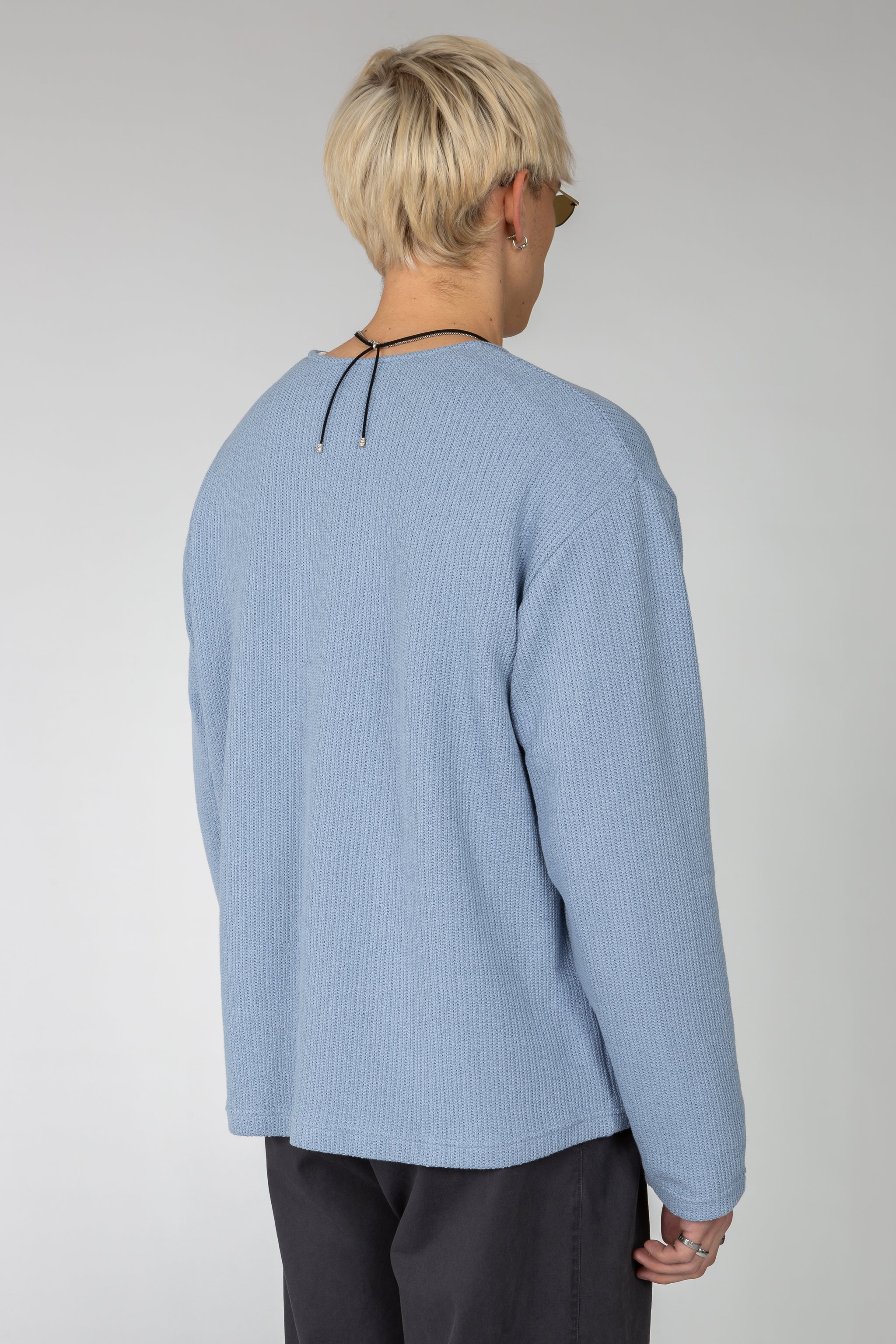 【2plan】Pave ribbed layered long sleeves Plus Solid Ribbed Long Sleeve Top – Zarwaz Closet