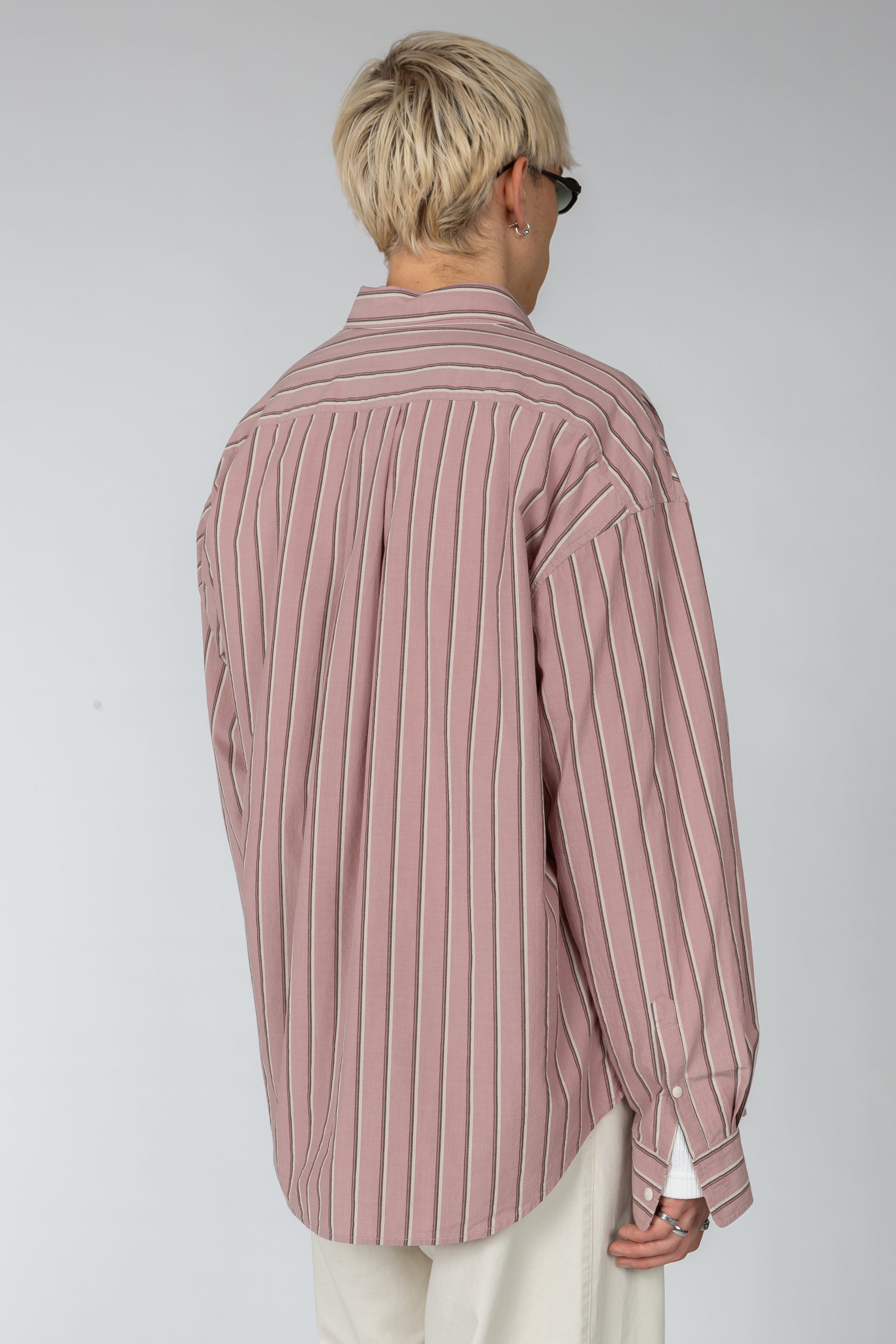 ga.co　Oversized volume stripe SH KAPITAL Multi-Stripe Jersey Huge T-Shirt in Green | SVD USA