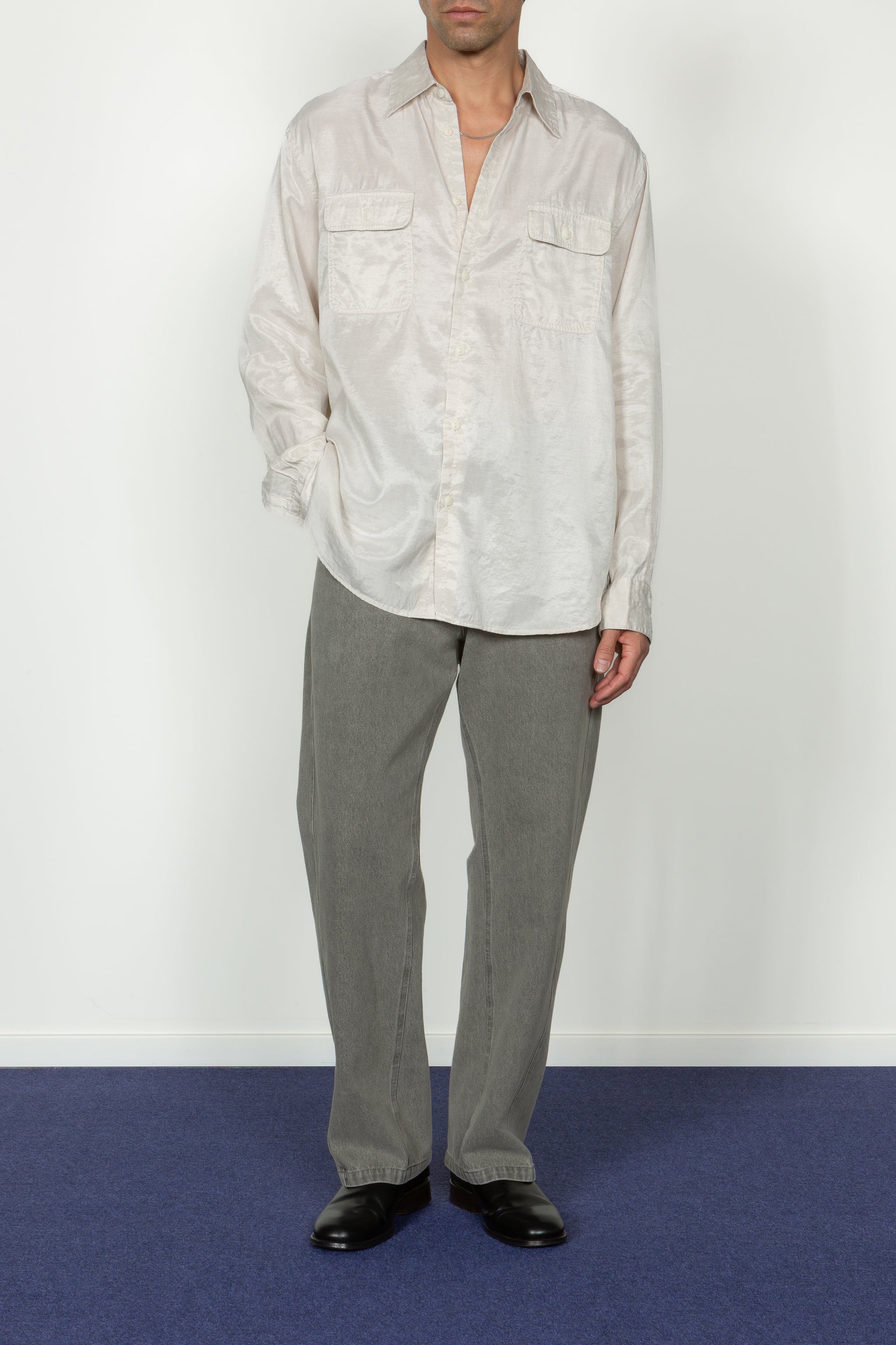 Twisted Seam Pant - Washed Grey Denim – SHADES OF GREY BY MICAH COHEN