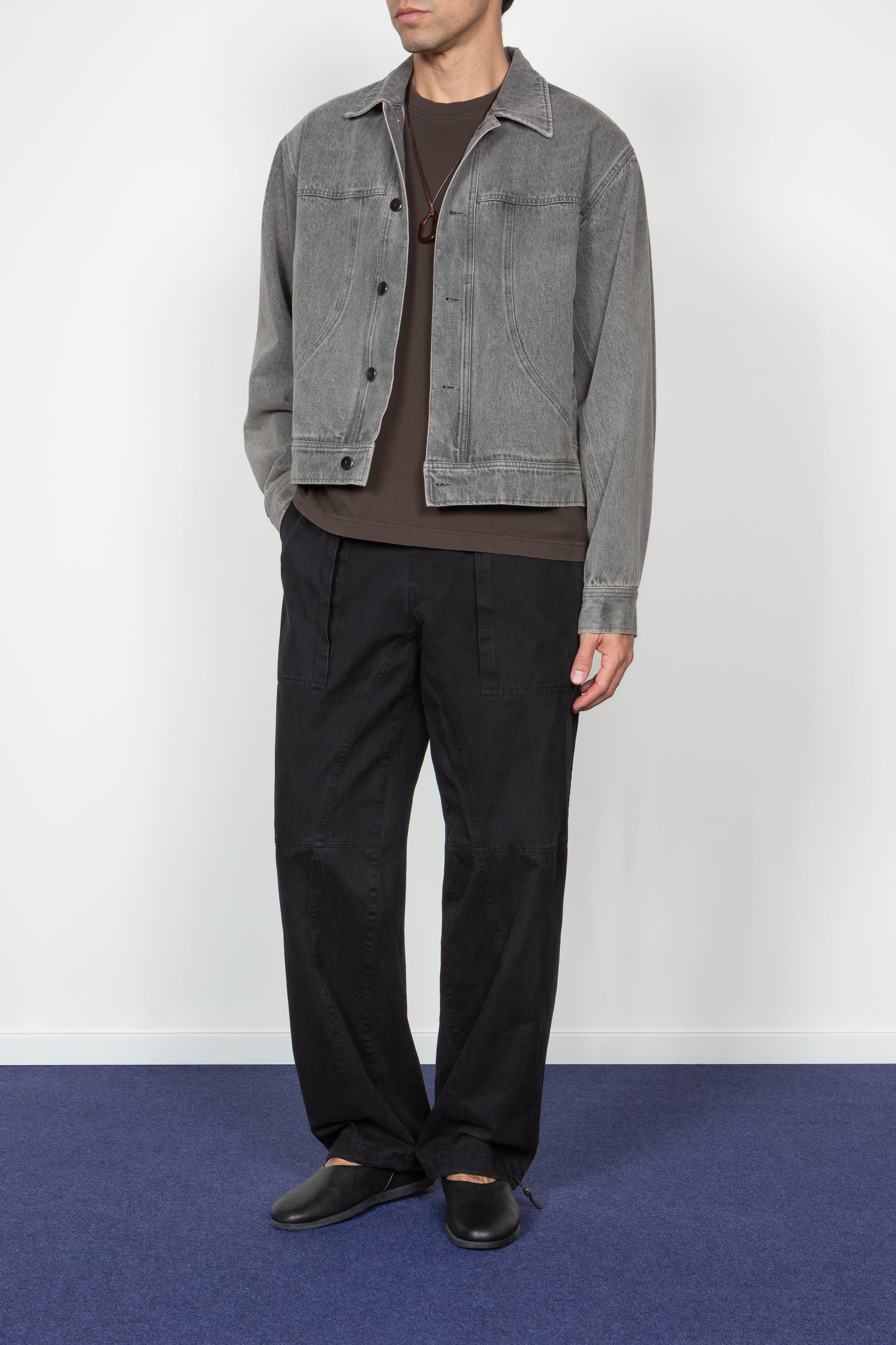 Trucker Jacket - Washed Grey Denim – SHADES OF GREY BY MICAH COHEN
