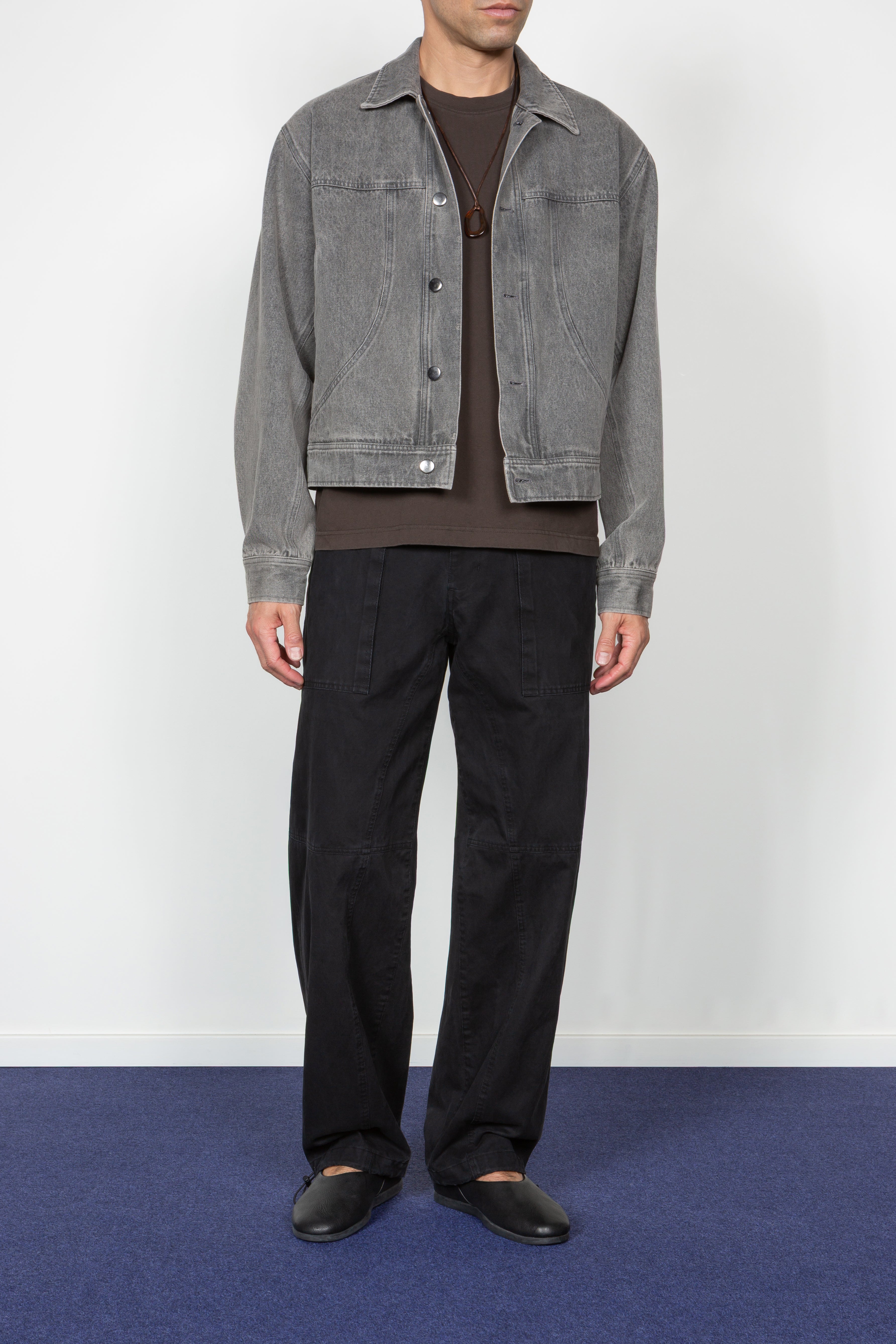 Trucker Jacket - Washed Grey Denim – SHADES OF GREY BY MICAH COHEN