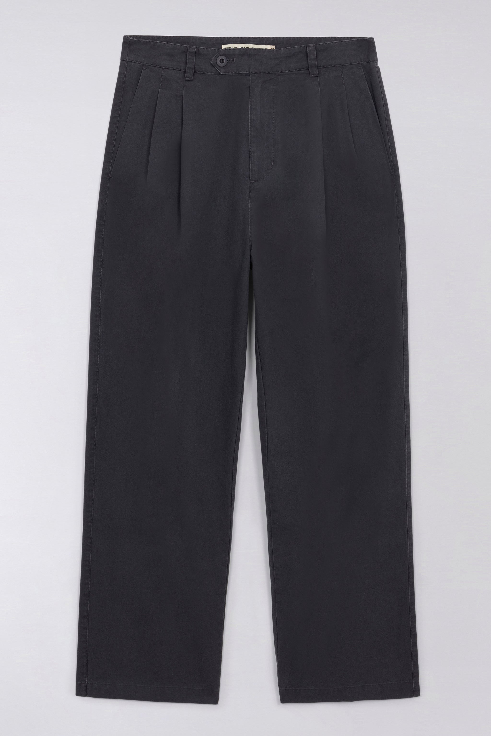 Double Pleated Wide Leg Pant - Dark Slate – SHADES OF GREY