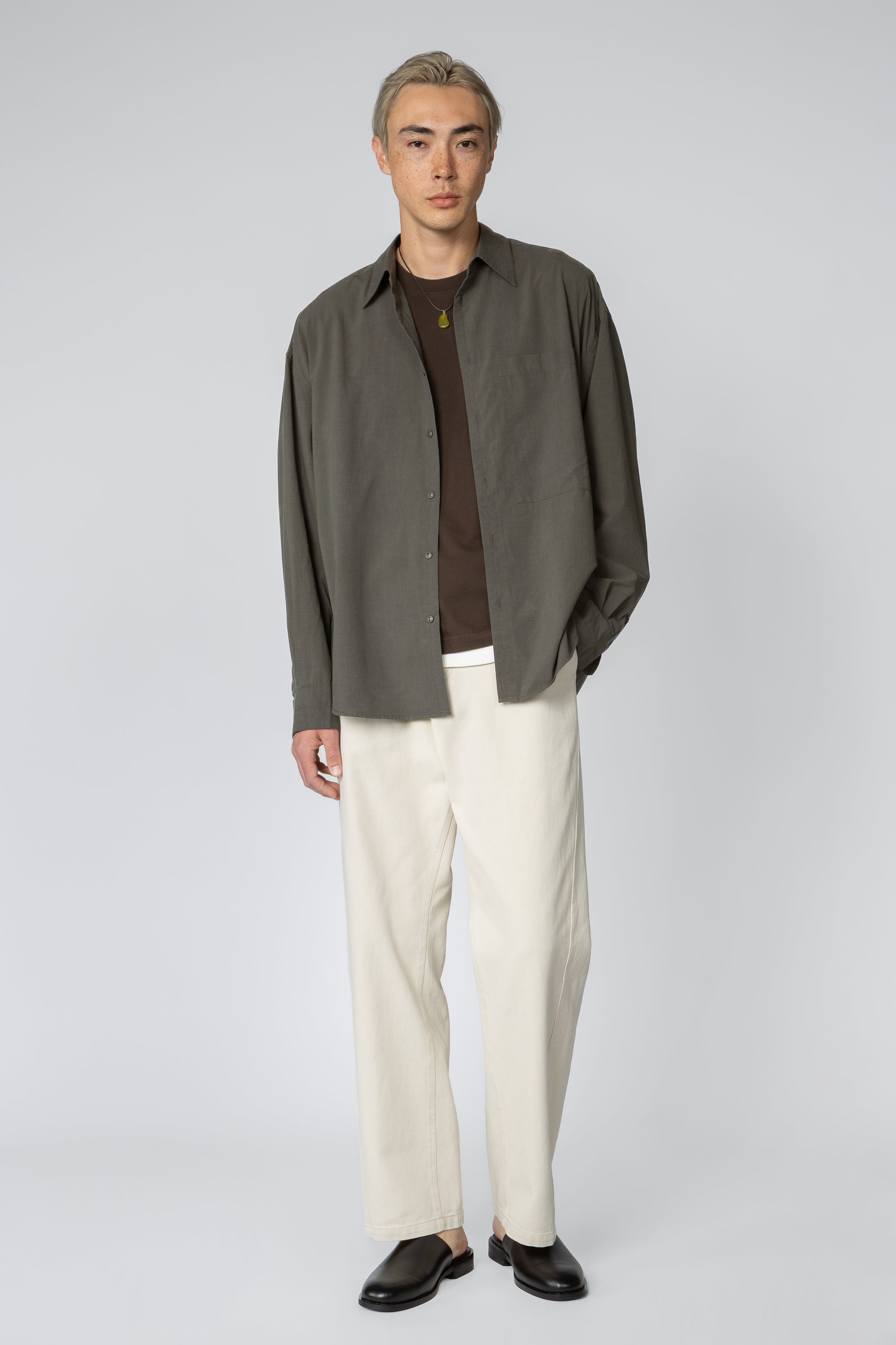 Ultra Oversized Big Pocket Shirt - Charcoal – SHADES OF GREY BY