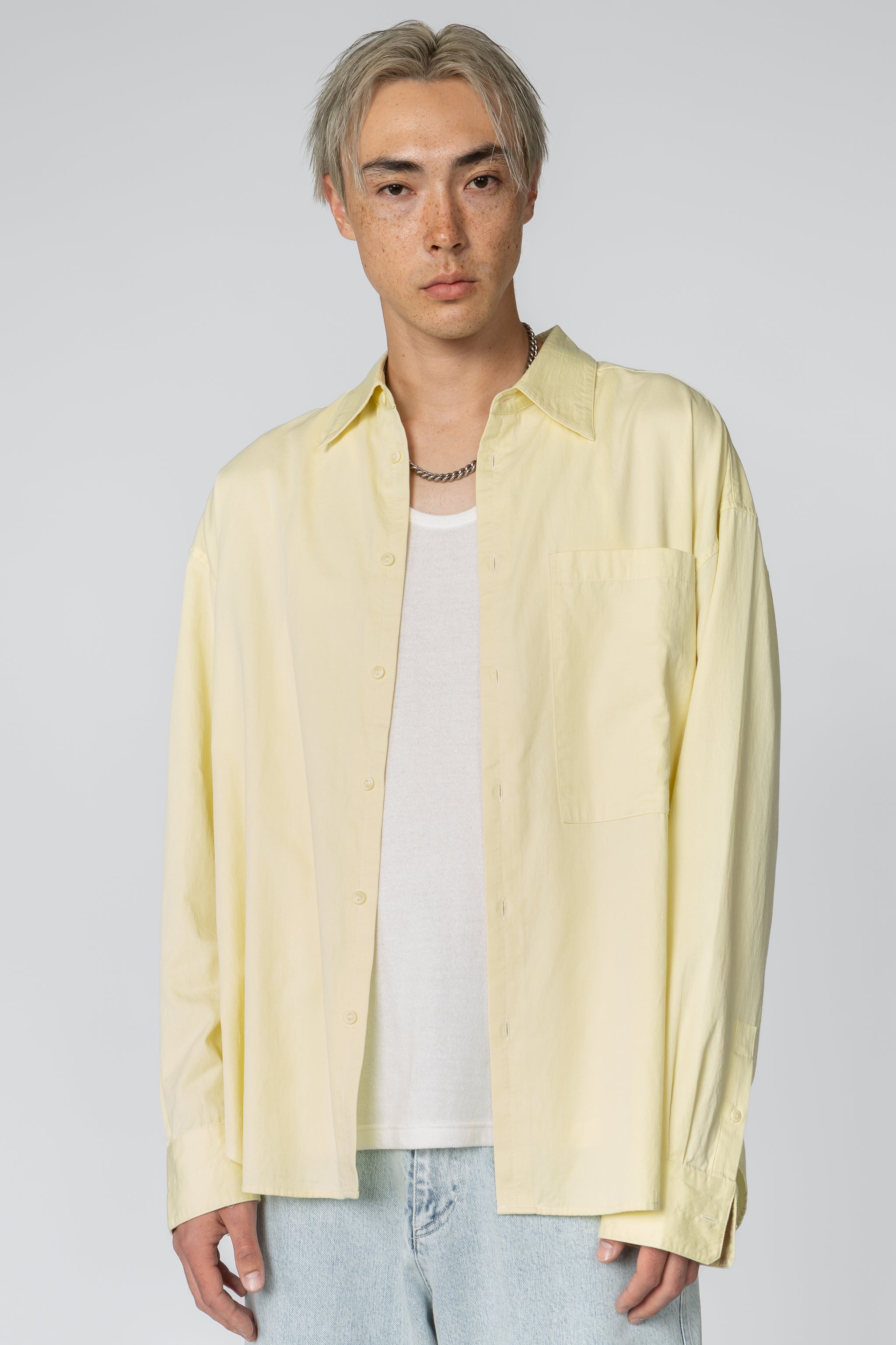 Ultra Oversized Big Pocket Shirt - Limoncello – SHADES OF GREY BY