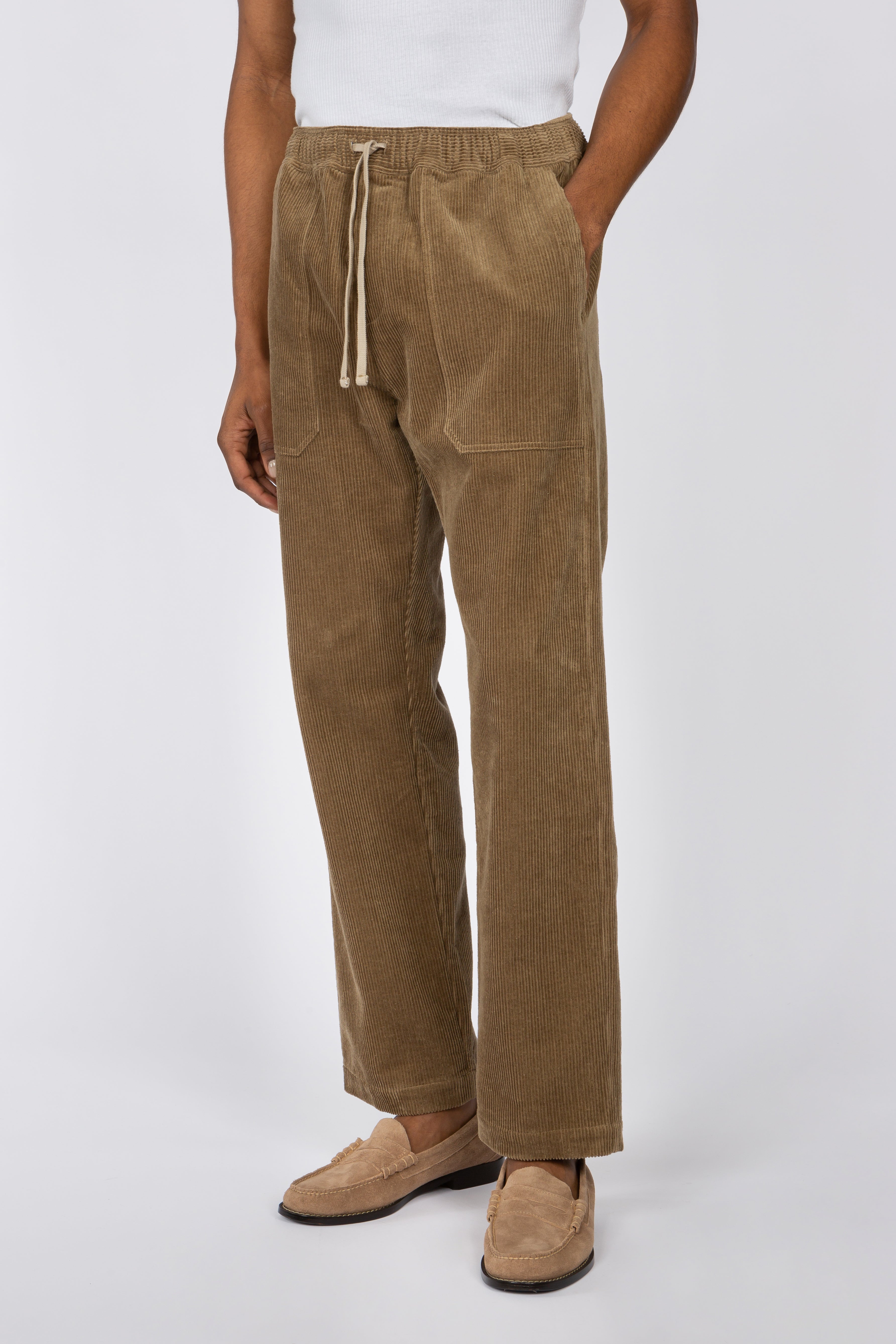 Loose Leg Easy Pant - Army Corduroy – SHADES OF GREY BY MICAH COHEN